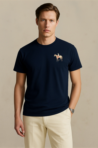 Round Neck Polo T-Shirt Regular Fit