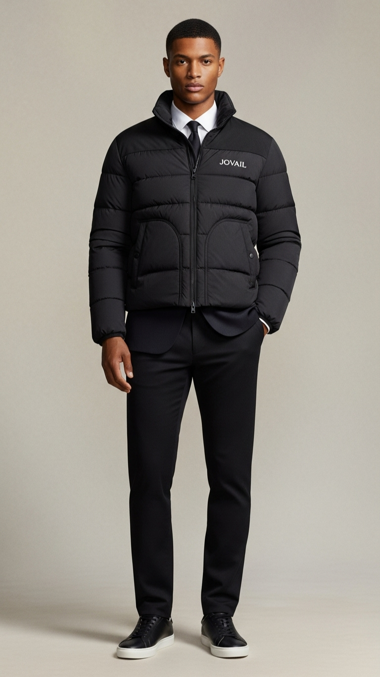 Z-Black Puffer Jacket – JOVAIL